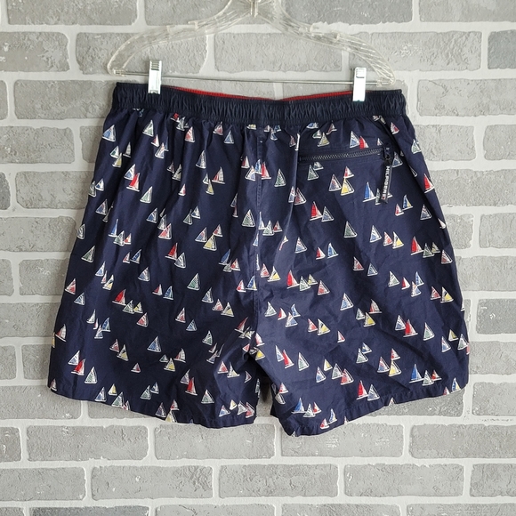 Tommy Hilfiger Tommy Trunks Sailboat Print Vintage Swim Trunks Men's Size XXL - Picture 3 of 10